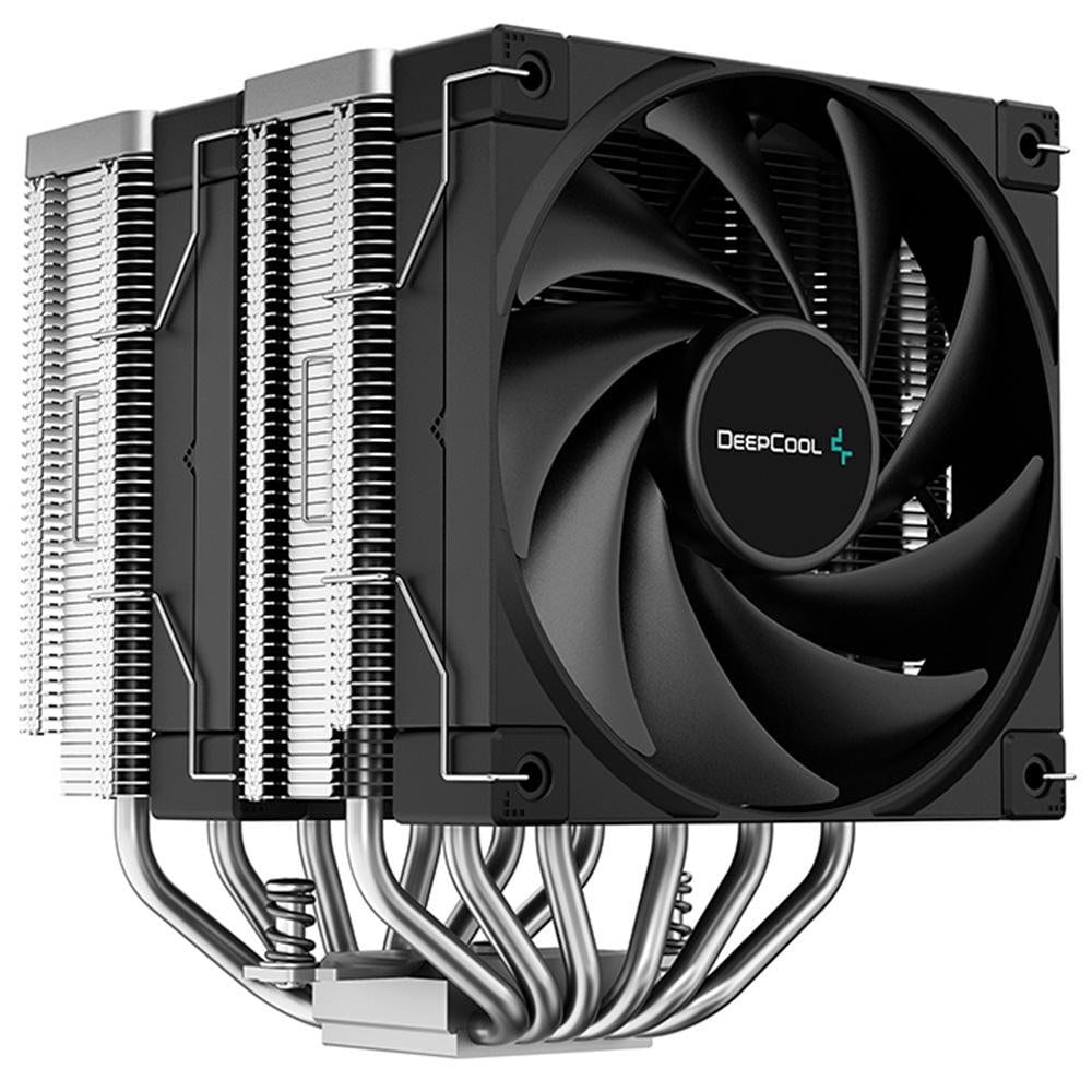 Cooler para Processador DeepCool AK620 Dual Tower, 2x 120mm PWM, 6 Heatpipes de Cobre, TDP 260W, Intel/AMD - R-AK620-BKNNMT-G