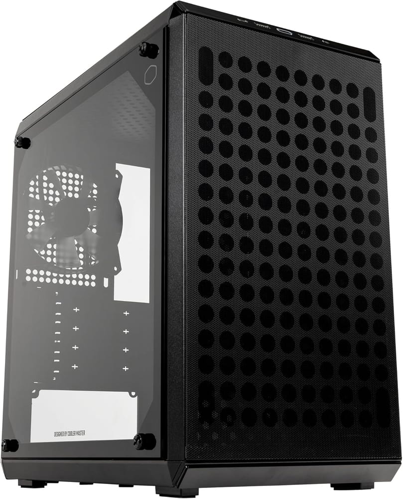 Gabinete Cooler Master MasterBox Q300L, Micro-ATX Mini Tower, Painel Lateral em Acrílico, Filtro de Poeira Magnético - MCB-Q300L-KANN-S00