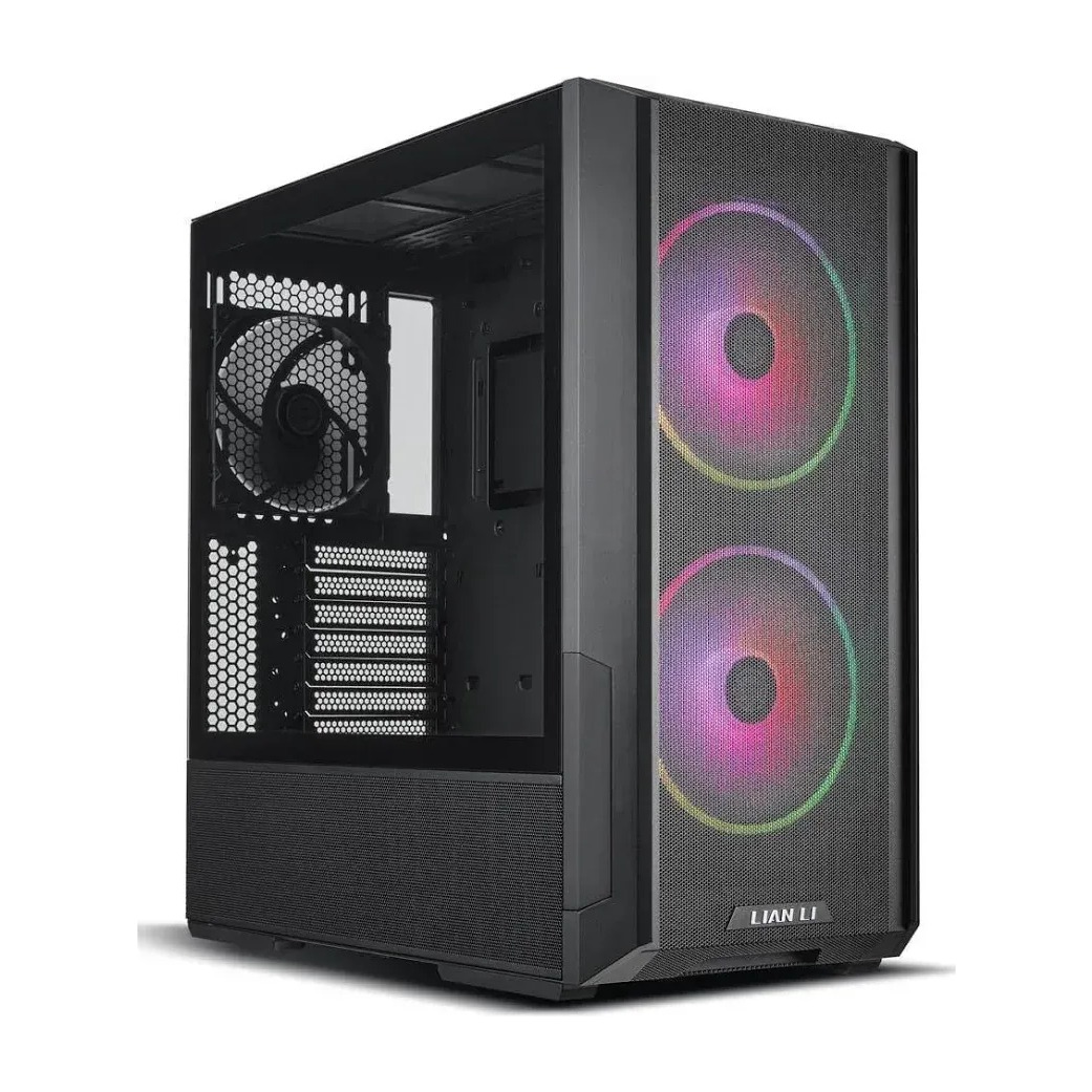 Gabinete Gamer Lian Li Lancool 216 RGB, Mid Tower, E-ATX, Lateral em Vidro Temperado, 2 Fans 160mm + 1 Fan 140mm PWM, Preto - LANCOOL 216R-X
