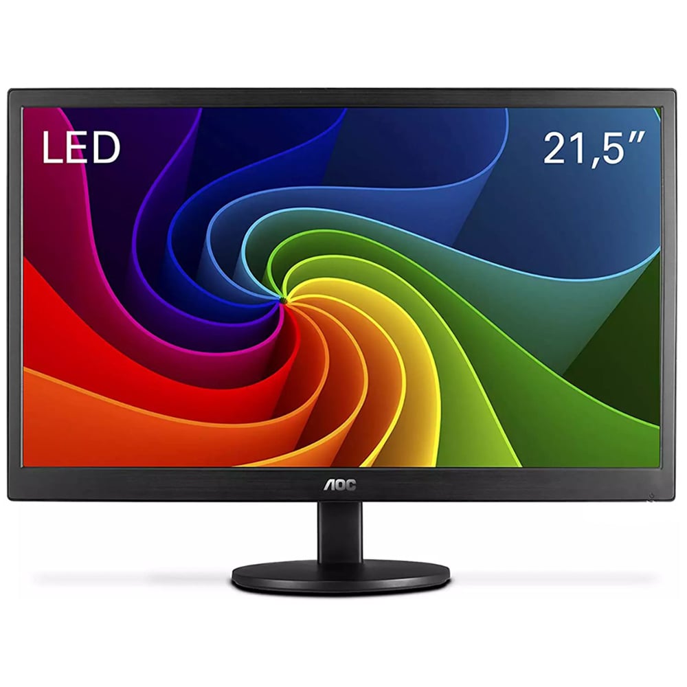 Monitor AOC 21.5" LED Full HD 60Hz 5ms VGA/HDMI VESA - E2270SWHEN