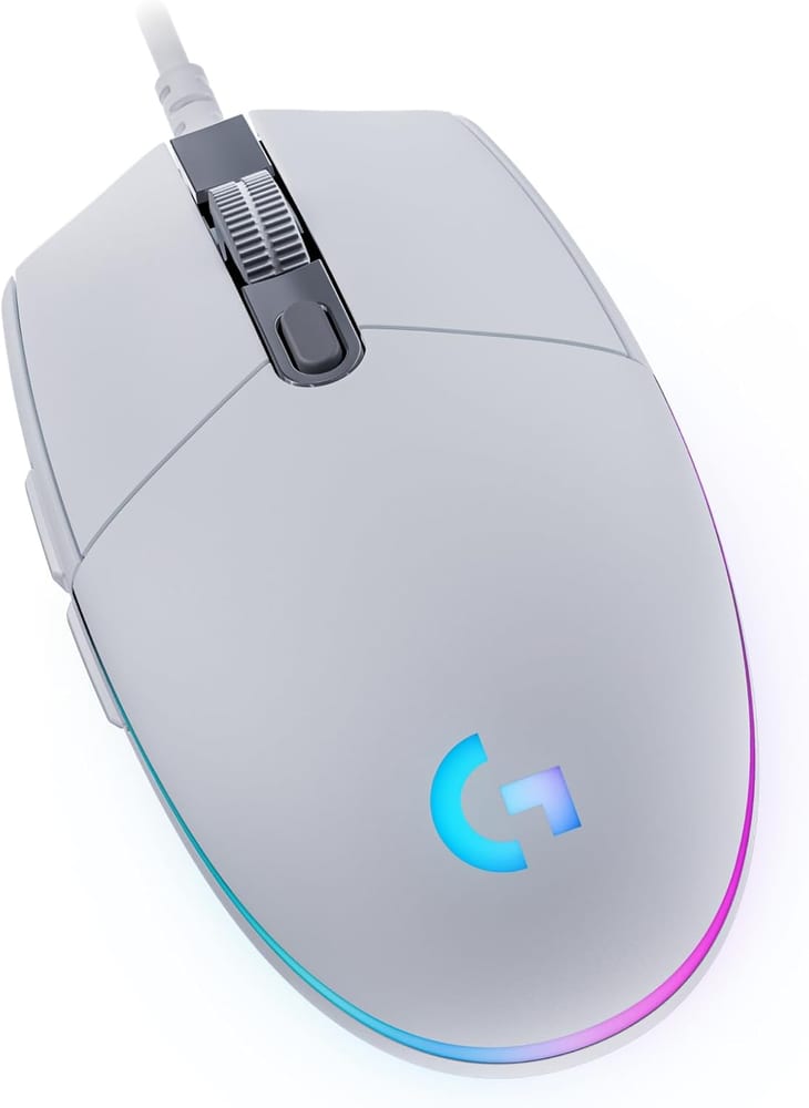 Mouse Gamer Logitech G203 LIGHTSYNC RGB - 8.000 DPI, 6 Botões Programáveis, Preto - 910-005793