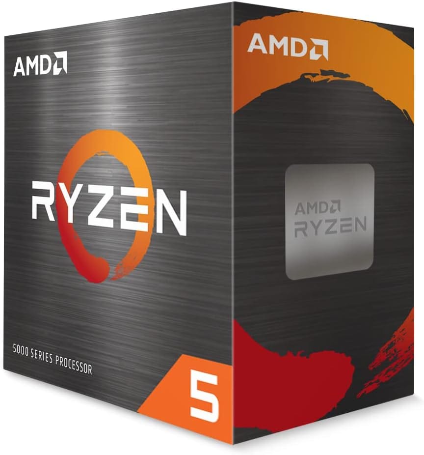 Processador AMD Ryzen 5 5600, 6-Core, 12-Threads, 3.5GHz (4.4GHz Max Turbo), Cache 35MB, AM4, com Cooler Wraith Stealth - 100-100000927BOX
