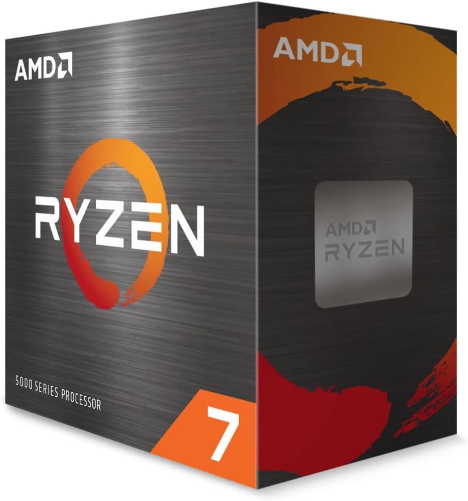 Processador AMD Ryzen 7 5700X, 8-Core, 16-Threads, 3.4GHz (4.6GHz Max Turbo), Cache 36MB, AM4, Sem Cooler - 100-100000926WOF